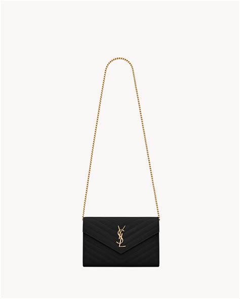 red ysl envelope chain wallet|ysl cassandra wallet on chain.